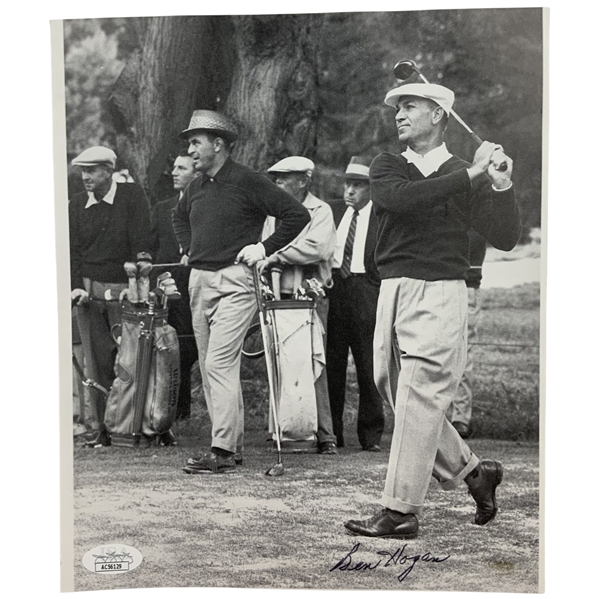 Ben Hogan Signed Masters Magazine Page Photo JSA#AC56129