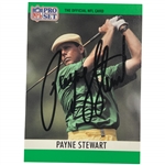 Payne Stewart Signed 1990 Pro Set NFL Special 1 Payne Stewart Card JSA #VV01845