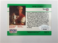 Payne Stewart Signed 1990 Pro Set NFL Special 1 Payne Stewart Card JSA #VV01845