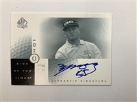 A Collection of Seven Autographed Professional Golf Trading Cards Including Gary Woodland and Louis Oosthuizen