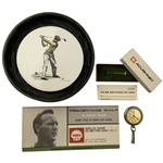 A Collection of Vintage Golf Memorabilia Including New Haven Golfometer and Arnold Palmer Shell Promotional Brochure