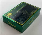 Two Masters Tournament Commemorative Golf Ball Sets Featuring Titleist 2004 and Callaway Arnold Palmer 50th Appearance Editions