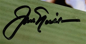 Jack Nicklaus Signed 1986 Masters Iconic Celebration Color Photograph JSA ALOA