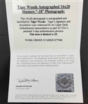 Tiger Woods Signed Ltd 1997 Masters 16x20 Photograph w/ 1/1 '-18/97 Masters' Inscription 18/25 UDA COA - Wow!