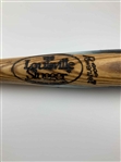 1991 Atlanta Braves Miracle Season Hand Painted Louisville Slugger Bat W/Smoltz/Olson Signed JSA ALOA