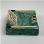 Walter Hagen's Personal McCoy Pottery Bruno Pen & Pencil Restaurant Advertising Ceramic Ashtray