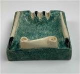Walter Hagen's Personal McCoy Pottery Bruno Pen & Pencil Restaurant Advertising Ceramic Ashtray