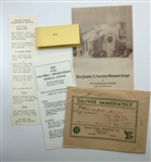 Walter Hagen's Personal Patient Information and Promotional Ephemera. The Presbyterian Hospital, ca. 1960-1965.