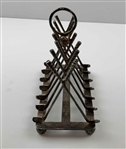 Superior Silver Plate Co. Golf-Themed Silver-Plated Novelty Toast Rack