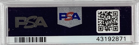 Tiger Woods Signed 2003 UD SP Game Used Marks of a Champion Card Serial Numbered 14/15 PSA GEM MT 10 - Pop 1!