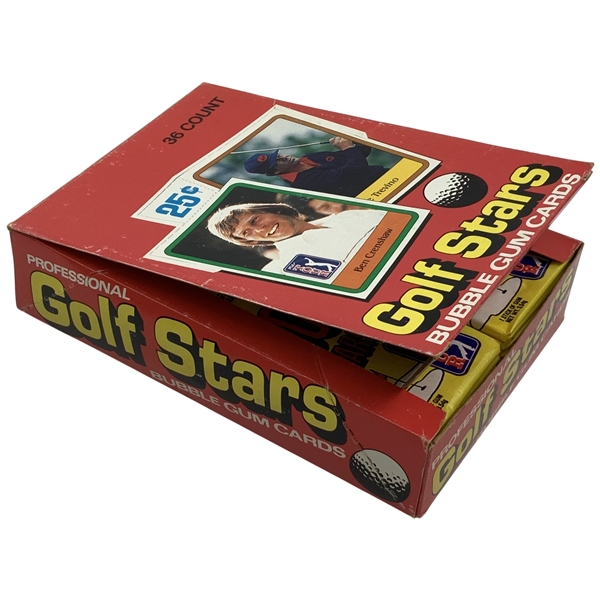 1981 Donruss Golf Stars Full Box of 36 Unopened Card Packs - Jack Rookie!