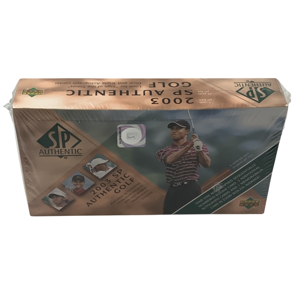 2003 Upper Deck SP Authentic Golf Factory Sealed Hobby Box