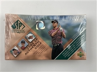 2003 Upper Deck SP Authentic Golf Factory Sealed Hobby Box