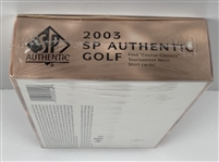 2003 Upper Deck SP Authentic Golf Factory Sealed Hobby Box