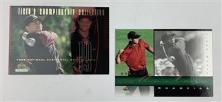 A Collection of Tiger Woods Upper Deck Golf Memorabilia and Promotional Ephemera 2001-2005
