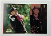 A Collection of Tiger Woods Upper Deck Golf Memorabilia and Promotional Ephemera 2001-2005