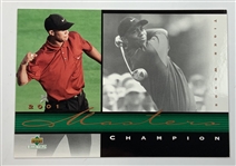 A Collection of Tiger Woods Upper Deck Golf Memorabilia and Promotional Ephemera 2001-2005