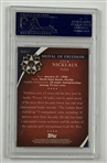 2009 Topps American Heritage Presidential Medal of Freedom Jack Nicklaus #17 PSA 9 MINT