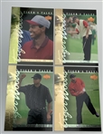A Collection of 2001 Upper Deck Tiger Woods Tiger s Tales Cards and a Sealed Golf Heroes Playing Card Deck