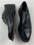 Greg Norman's Personal Pair of FootJoy Classics Dry Handcrafted USA Mens Exotic Alligator Print Leather Golf Shoes