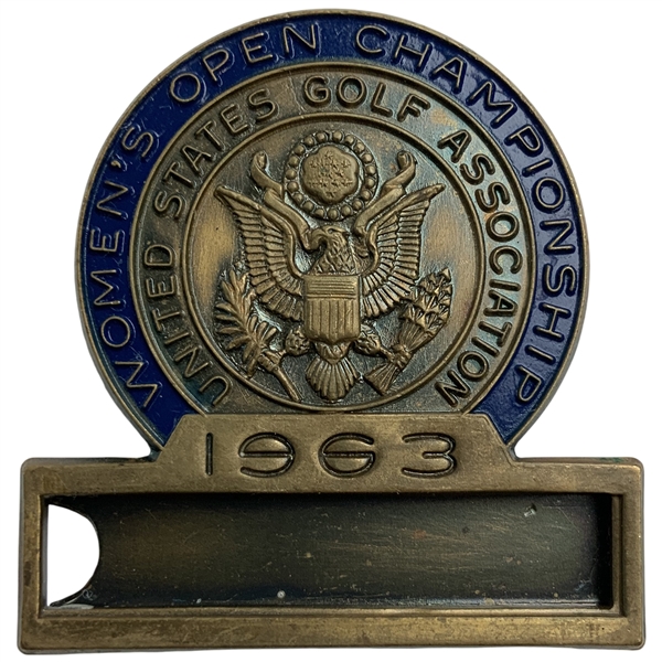 1963 U.S. Womens Open Championship Contestant Badge 