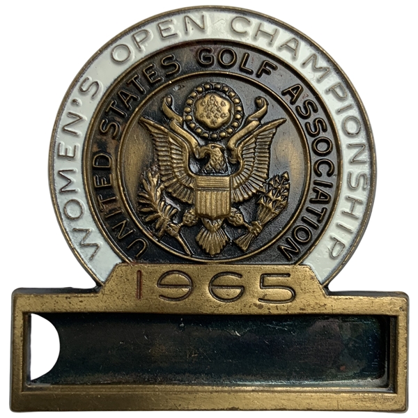 1965 U.S. Womens Open Golf Championship Contestant Badge
