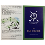 Arnold Palmer Signed St. Andrews Links The Old Course Souvenir Scorecard JSA ALOA