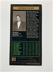 Herman Keiser Signed 1993 Grand Slam Ventures Champions of Golf Card JSA ALOA