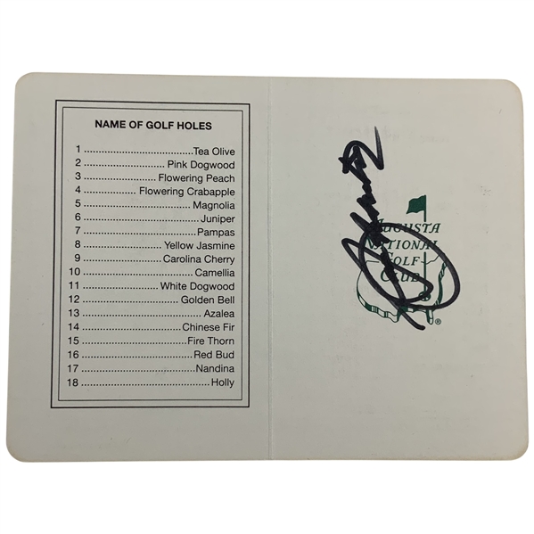 Seve Ballesteros Signed ANGC Scorecard JSA ALOA