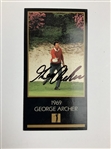 A Trio of Signed 1993 Grand Slam Ventures Champions of Golf The Masters Collection Trading Cards JSA ALOA
