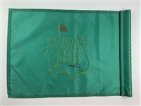 Jack Nicklaus Signed Augusta National Golf Club Flown Used Green Flag JSA ALOA