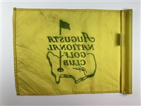 Jack Nicklaus Signed Augusta National Golf Club Used Flown Yellow Flag JSA ALOA