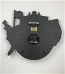 Augusta National Golf Club Trig-O-Lock Wood Cutout Wall Clock w/ Uncommon Original Box