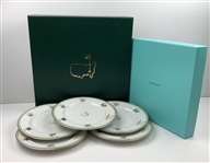 A Set of Five 2022 Masters Tournament Tiffany and Co. Beautification Plates Gifted to John Daly