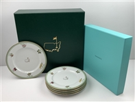 A Set of Five 2022 Masters Tournament Tiffany and Co. Beautification Plates Gifted to John Daly