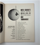 1967 Hotel Sahara Invitational Golf Tournament Souvenir Program Las Vegas Jack Nicklaus Win #25