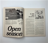 1967 Hotel Sahara Invitational Golf Tournament Souvenir Program Las Vegas Jack Nicklaus Win #25