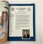 Two 1981 U.S. Senior Open Memorabilia Items Including Arnold Palmer Signed Program JSA ALOA
