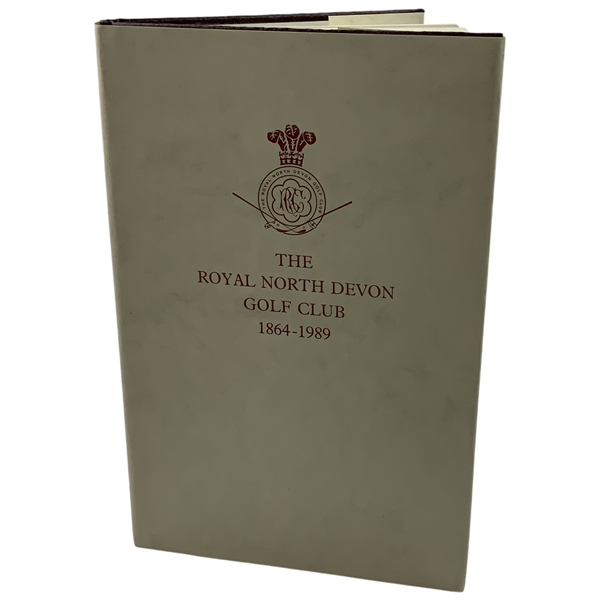 Davies, E. J. and G. W. Brown. The Royal North Devon Golf Club 1864-1989. The Royal North Devon Golf Club, 1989. First Edition (DJ)