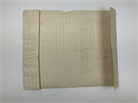 A Trio of Bobby Locke Amateur Golf Ephemera Including Annotated Scorecard and Original Photograph circa 1934-1935