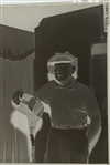 Two Joe Kirkwood Golf Memorabilia Items Including Exhibition Tag and Large Format Negative