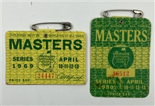 A Collection of Twenty-Two Augusta National Masters Tournament Series Badges 1969-2016