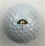 Arnold Palmer's 71 at 71! 2001 Bob Hope Chrysler Classic Tournament Used & Signed Bib, Ball, Glove, Yardage Book & Pin Sheet - Last to Shoot Age on Tour JSA ALOA