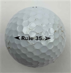 Arnold Palmer's 71 at 71! 2001 Bob Hope Chrysler Classic Tournament Used & Signed Bib, Ball, Glove, Yardage Book & Pin Sheet - Last to Shoot Age on Tour JSA ALOA