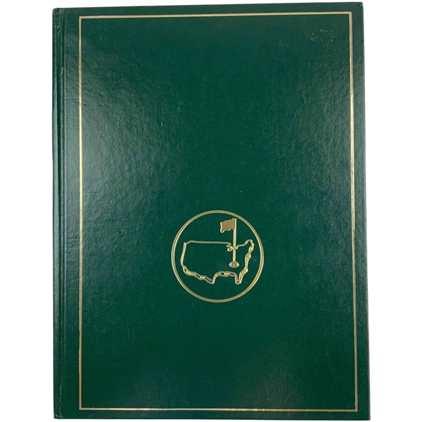 1986 Masters Tournament Green Annual Book - Jack Nicklaus Winner
