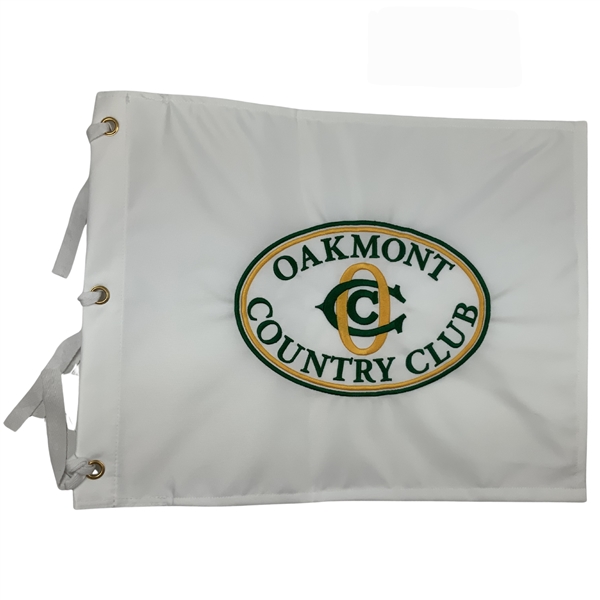 Oakmont Country Club Official Embroidered Golf Pin Flag
