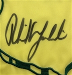Phil Mickelson Signed 2006 Masters Tournament Embroidered Flag JSA ALOA
