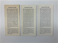 (7) 1989 PGA Championship Kemper Lakes Tickets w/ Multi-Signed Monday - Payne 1st Major JSA ALOA