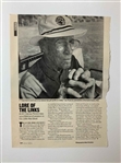 Harvey Penick Signed Golf Digest. Vol. 43, No. 5, May 1992 JSA ALOA