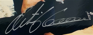 South African Golf Legends Ernie Els Gary Player and Retief Goosen Triple Signed Color Photograph JSA ALOA